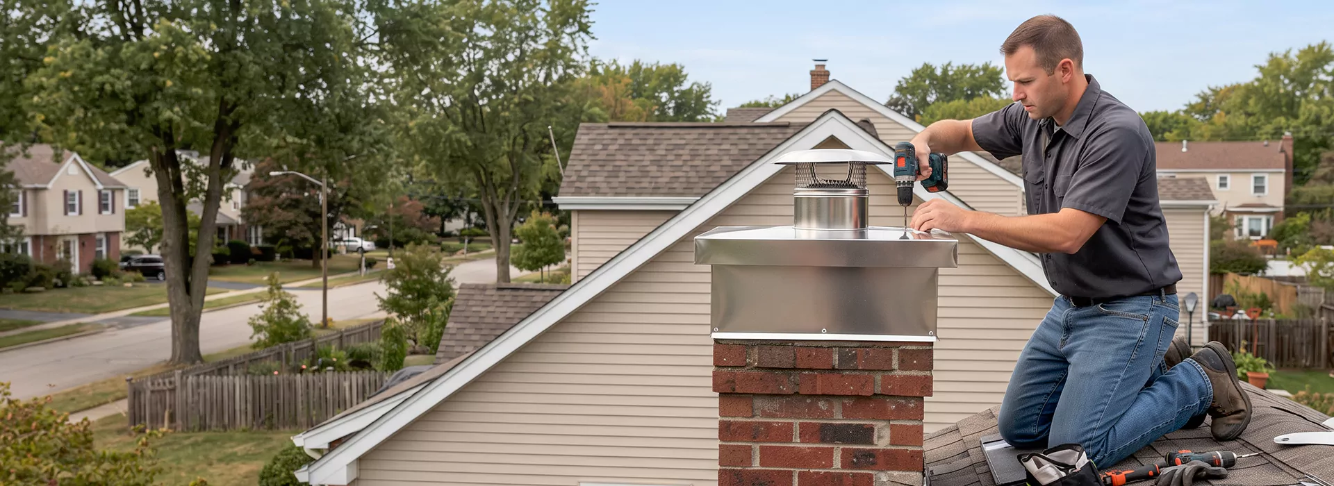 Chimney Chase Cover Installation Marlboro, NJ