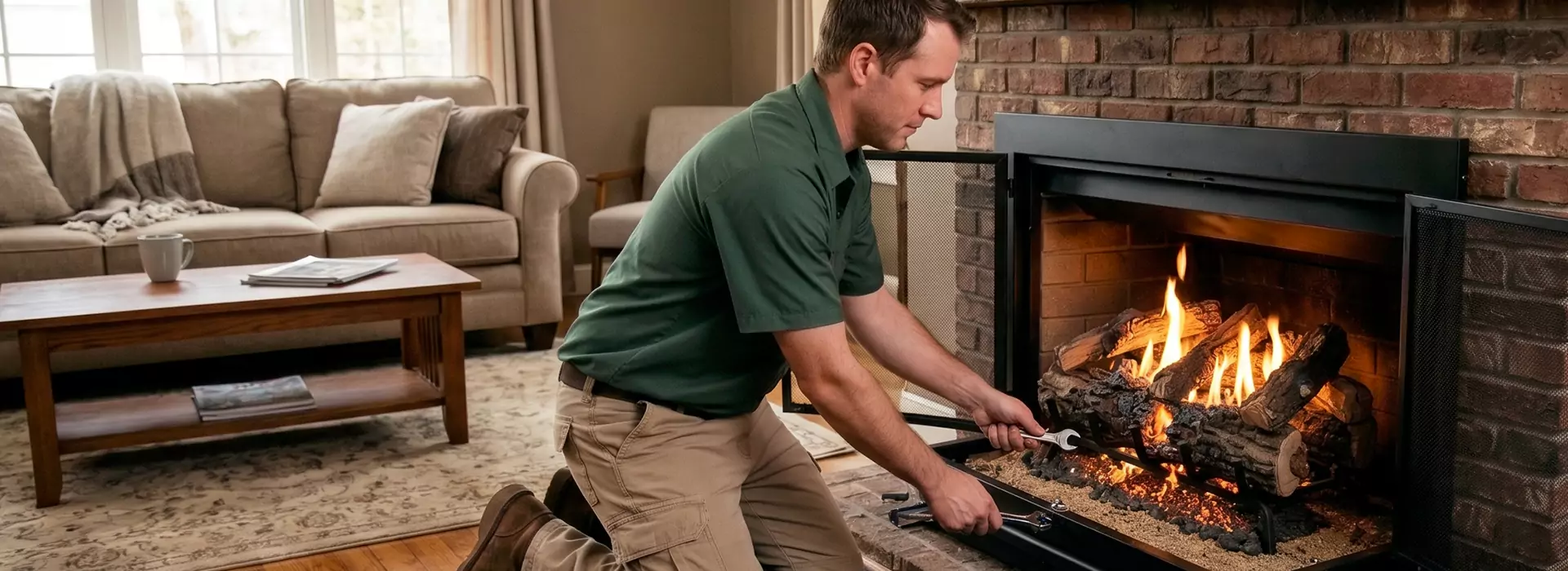 Gas Fireplace Logs in Marlboro, NJ