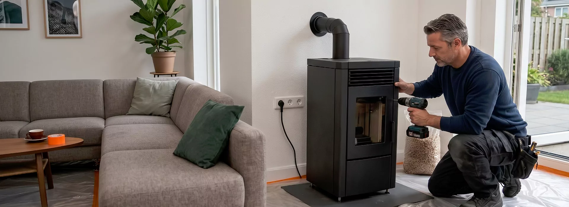 Pellet Stove Chimney Installation in Marlboro, NJ