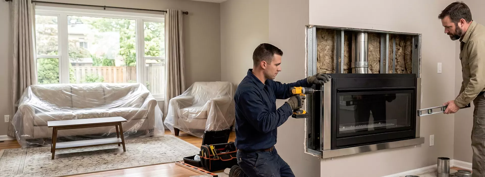 Prefabricated Fireplace Installation in Marlboro, NJ