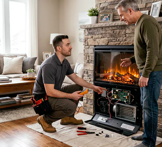 Why Marlboro Homeowners Choose Our Electric Fireplace Repair Team?