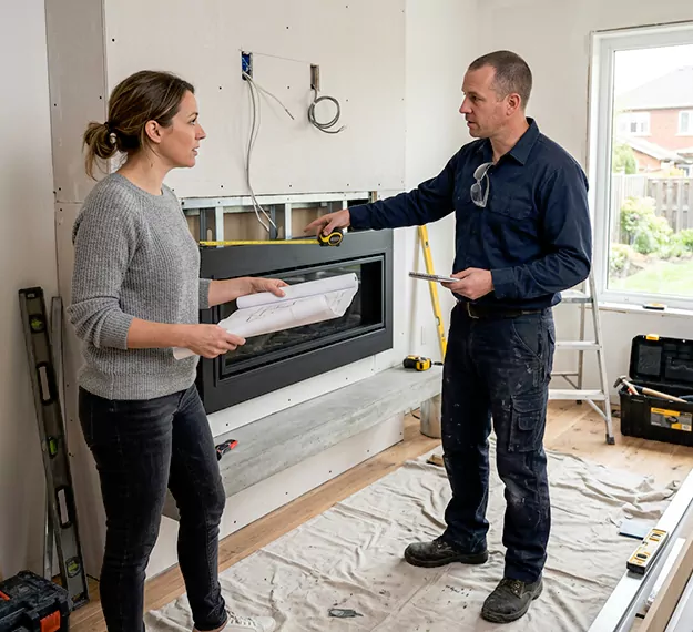Why Marlboro Homeowners Choose Our Floating Fireplace Installation Team?