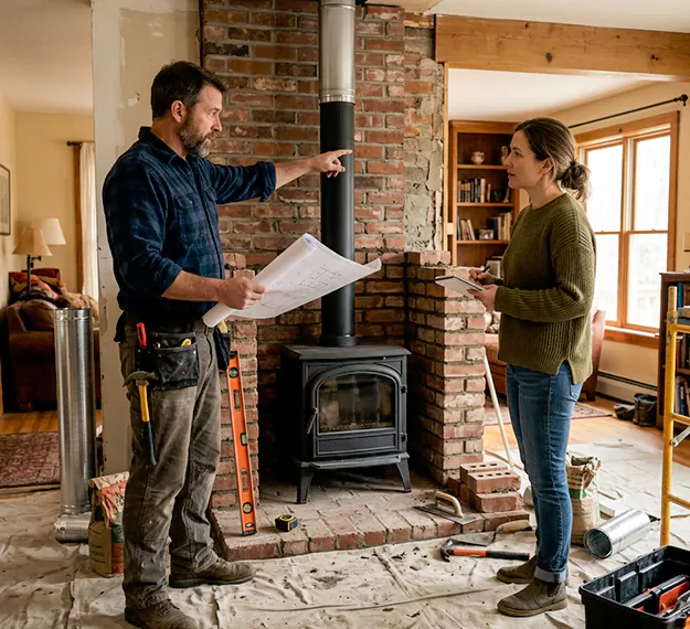 Why Marlboro Homeowners Choose Our Wood Fireplace Installation Team?