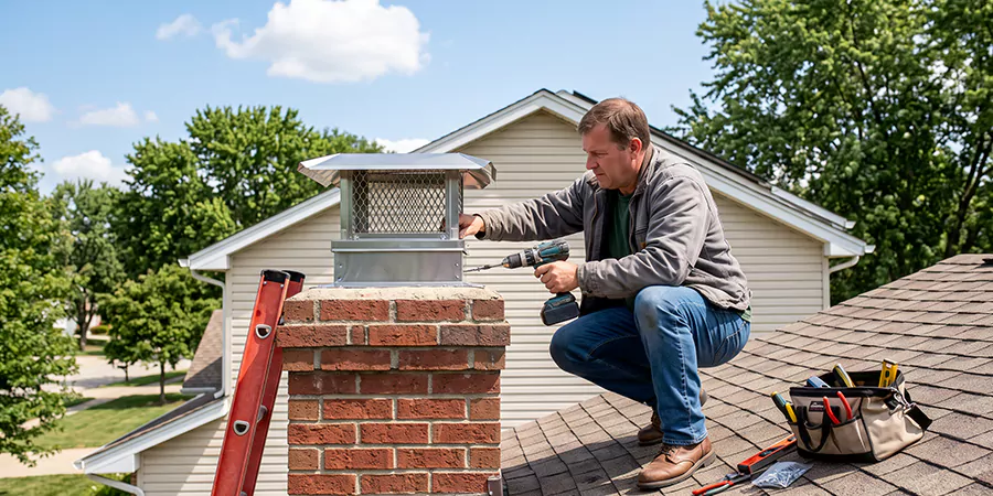 Chimney Top Cover Installation Marlboro