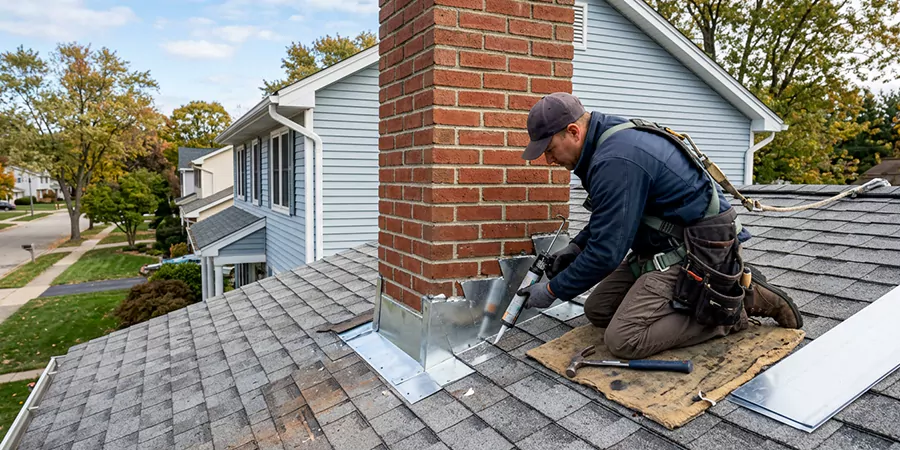Roof and Chimney Flashing Leak Repair Marlboro