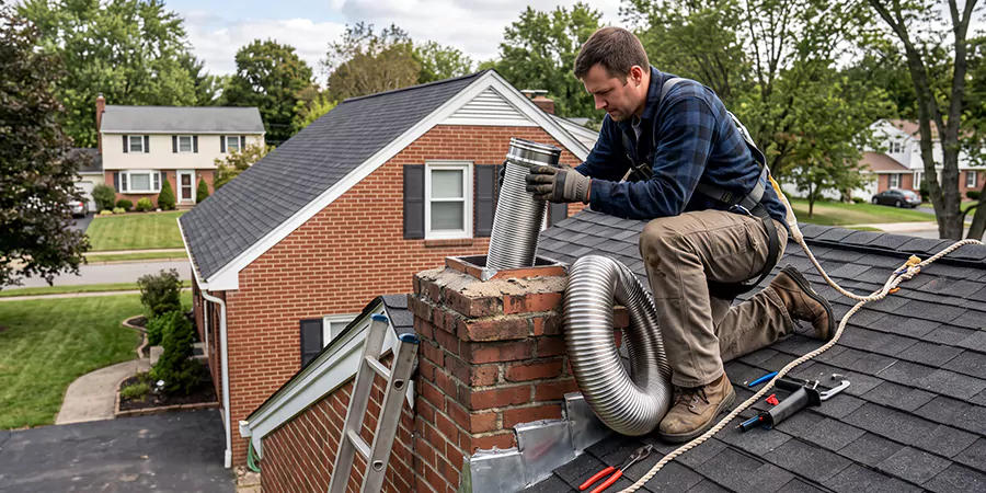 Chimney Sleeve Installation Marlboro