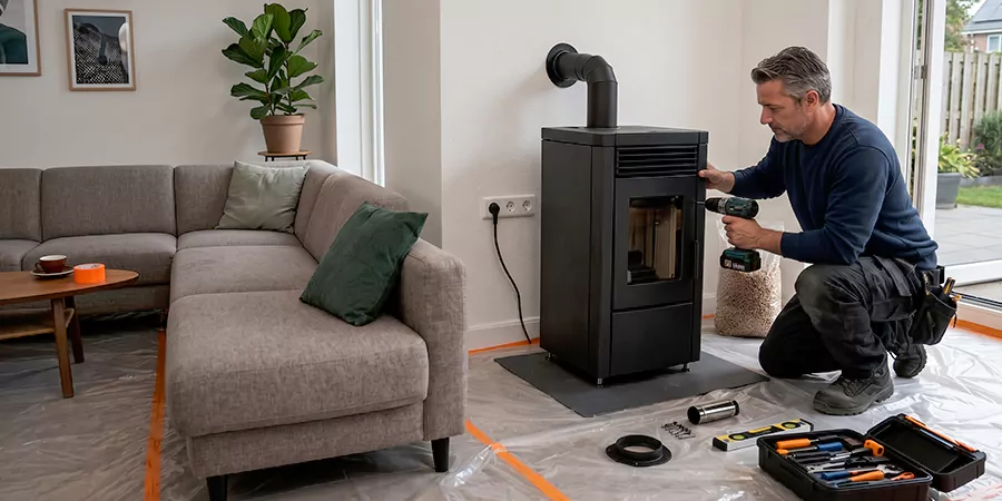 Fireplace Surround and Wall Installation Marlboro