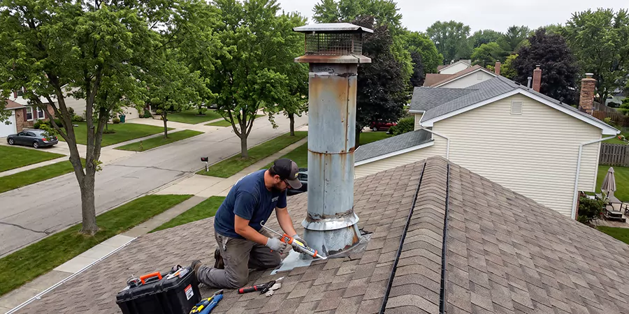 Stone, Stucco, and Metal Chimney Leak Repair Marlboro
