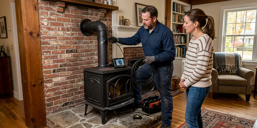 Wood Stove Chimney Inspection Marlboro
